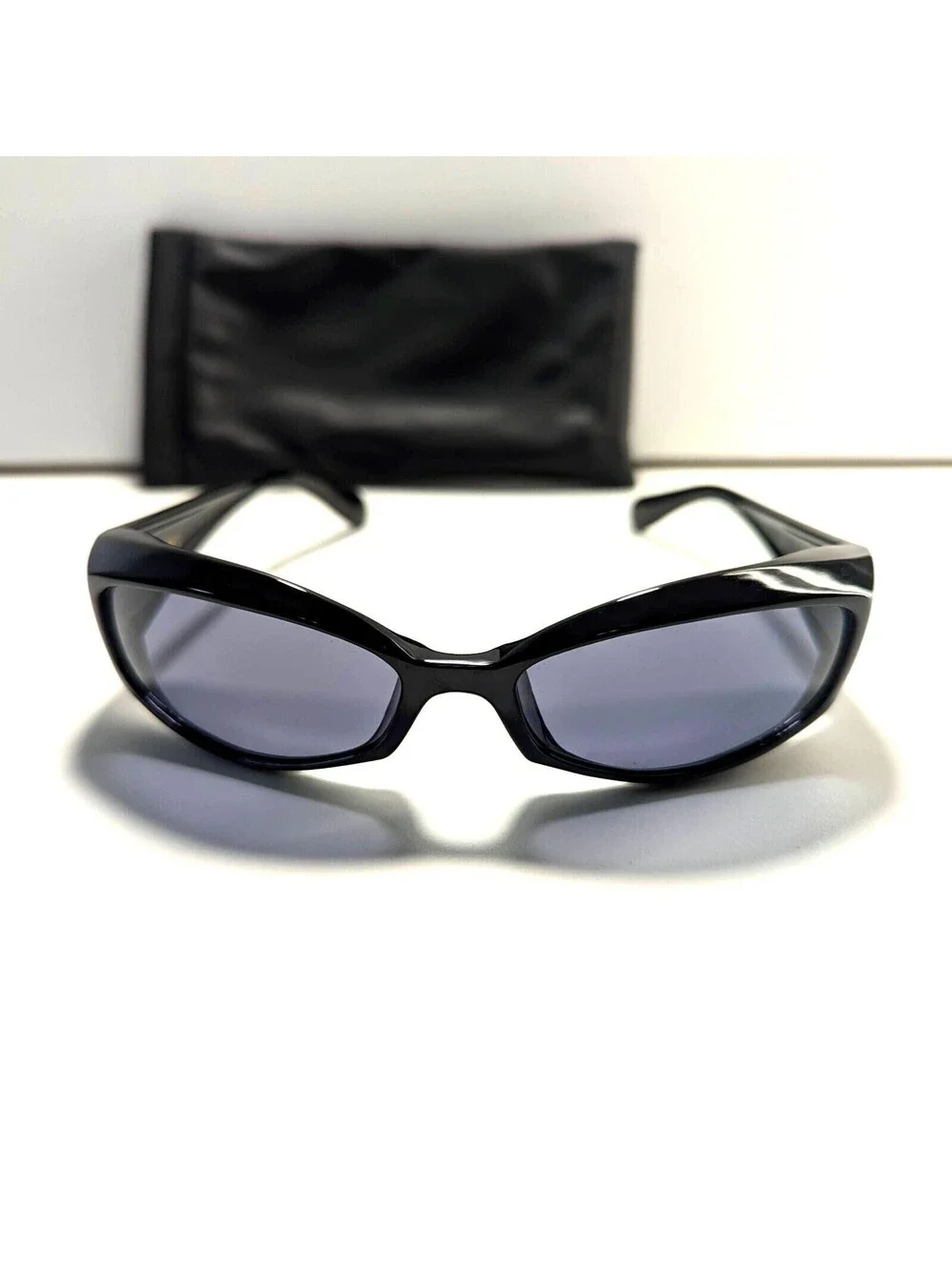 ROYZ Amped Geometric Chunky Black Sunglasses Cat Eye Style Eyewear Unique Chic
